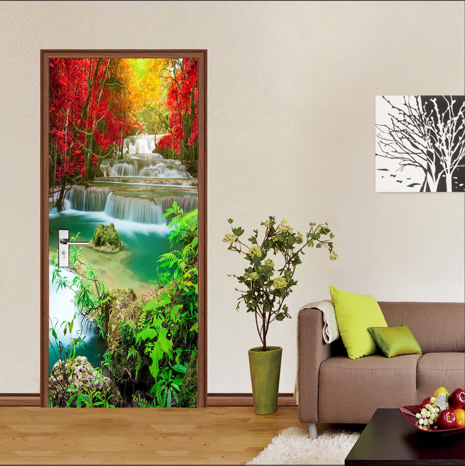 3D Creek 24098 Door Mural