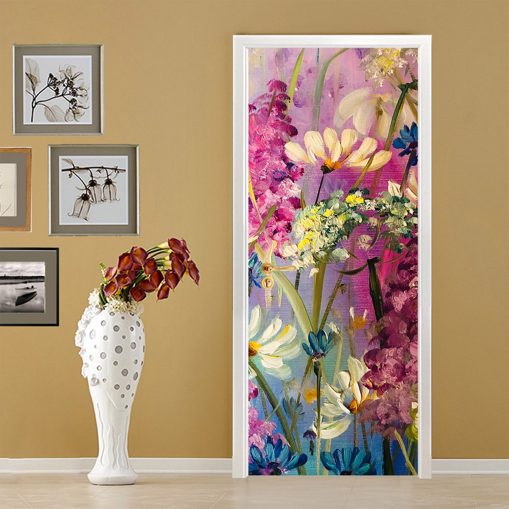 3D Oil Painting Petal 3254 Skromova Marina Door Mural