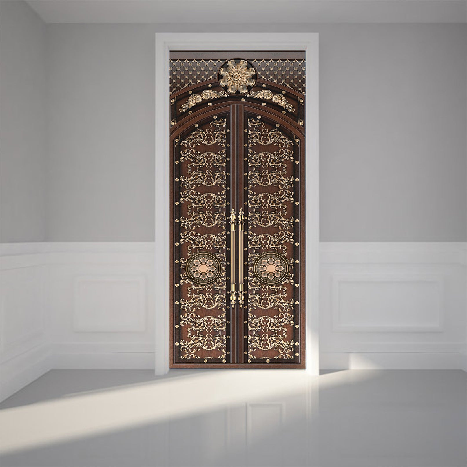 3D Golden Brown 23002 Door Mural