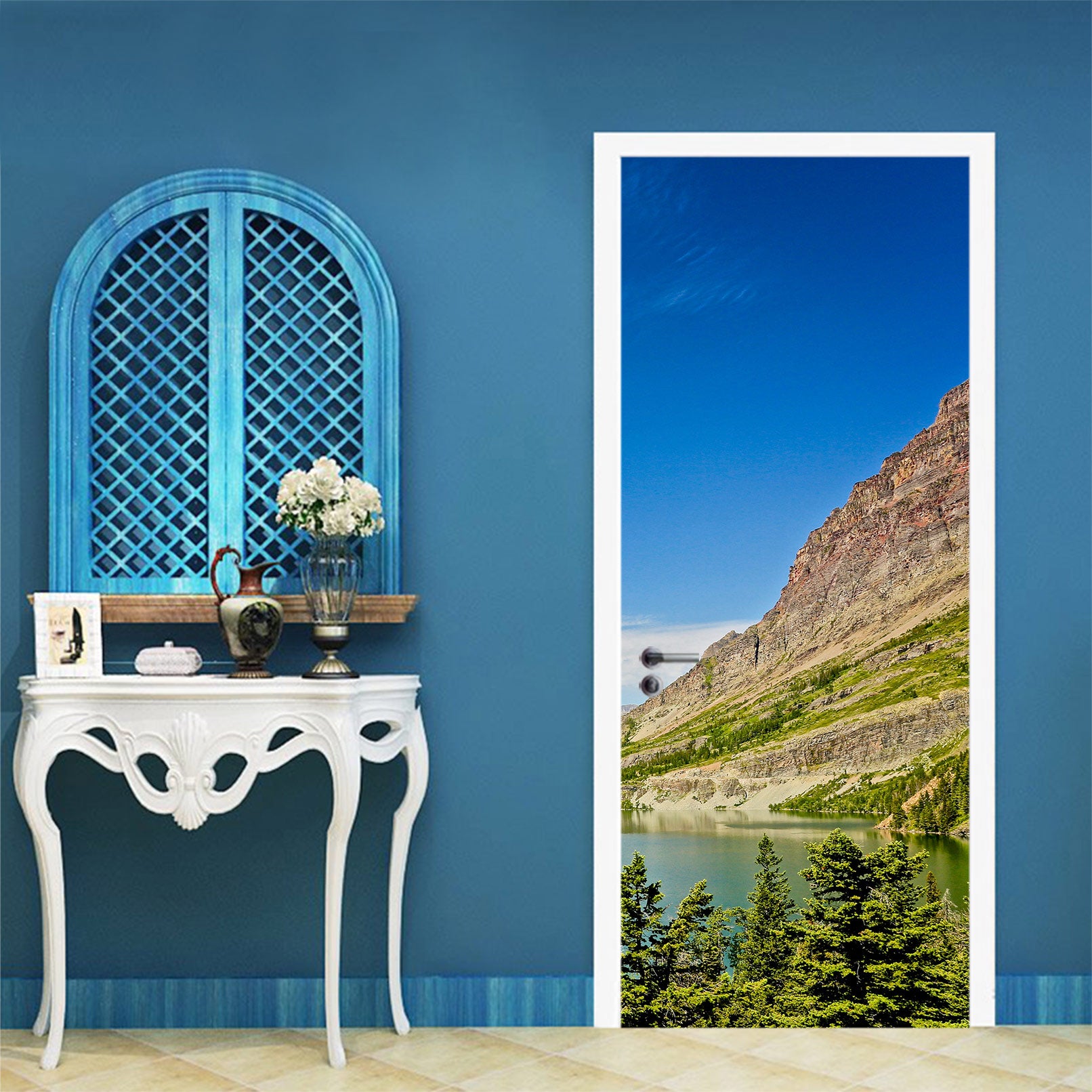 3D Hillside 110191 Kathy Barefield Door Mural