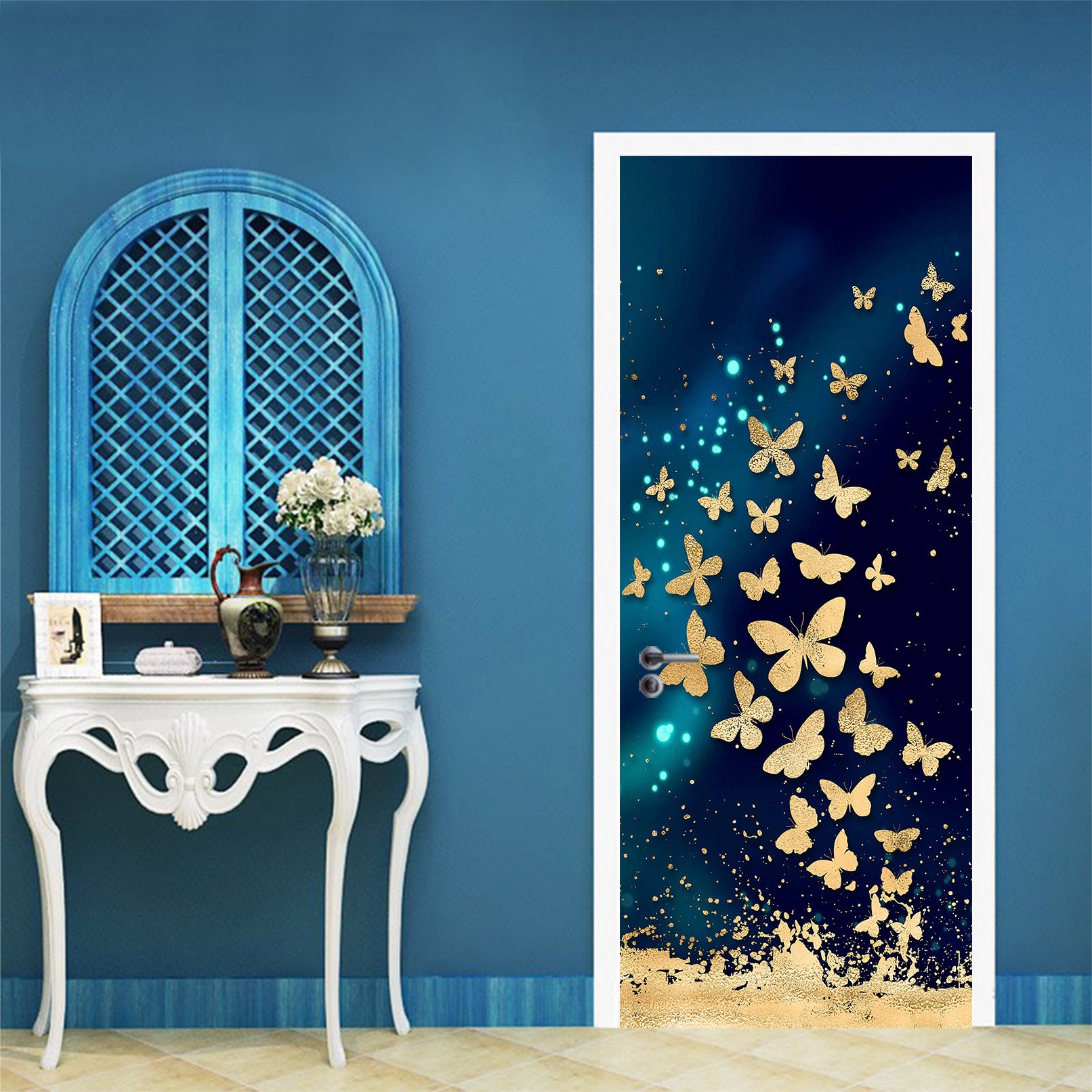 3D Butterfly 21200 Door Mural