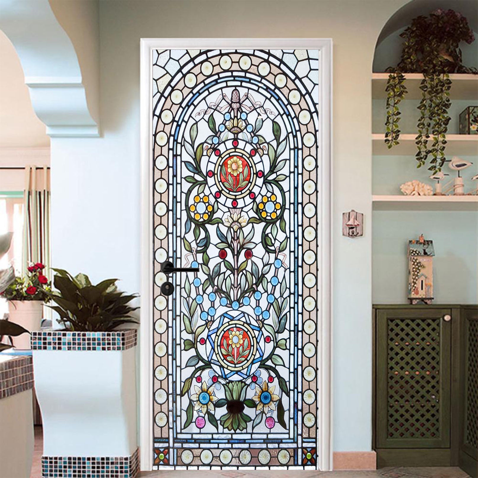 3D Pattern Door 22197 Door Mural