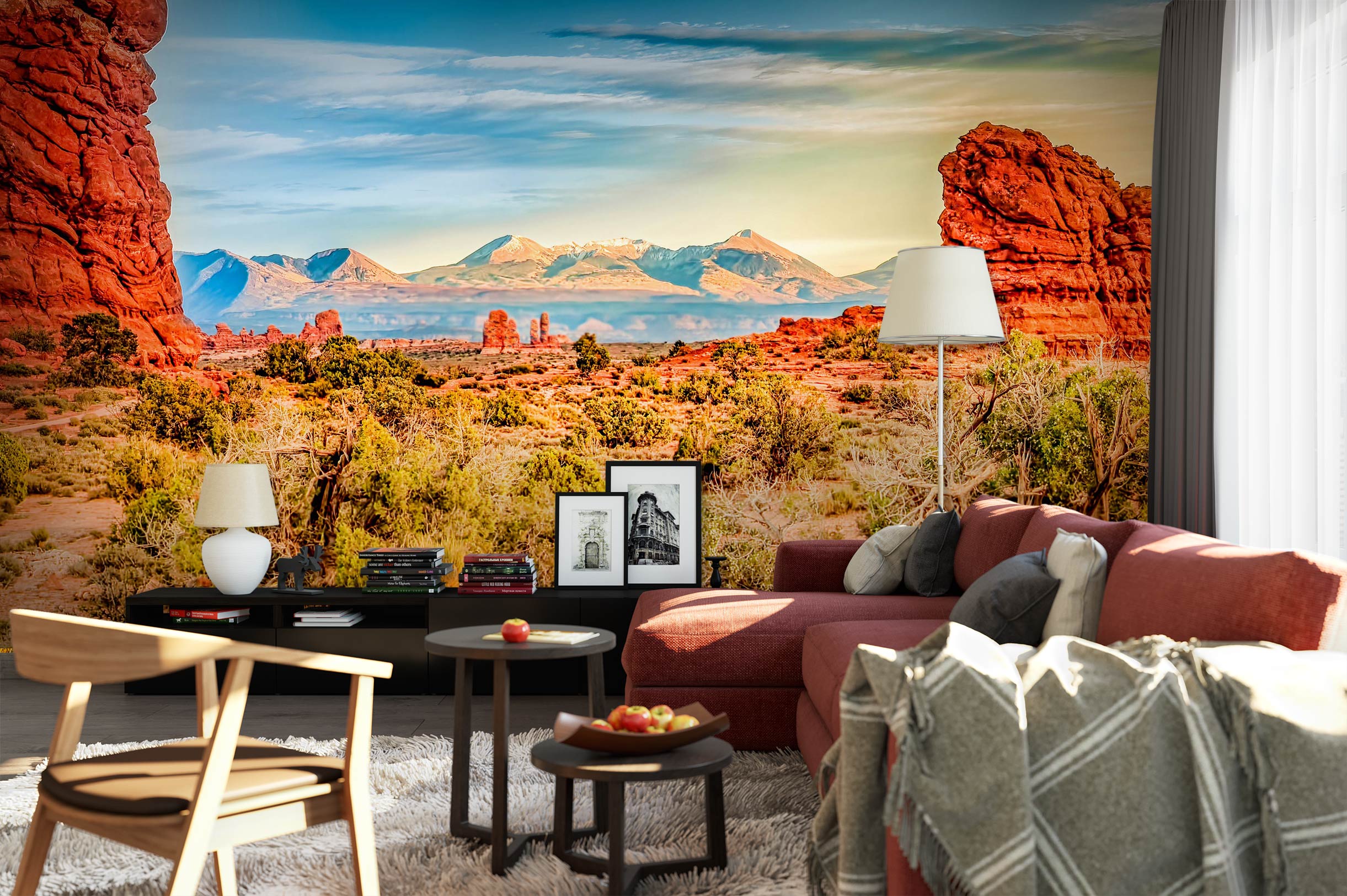 3D Mountain Meadow 5205 Beth Sheridan Wall Mural Wall Murals