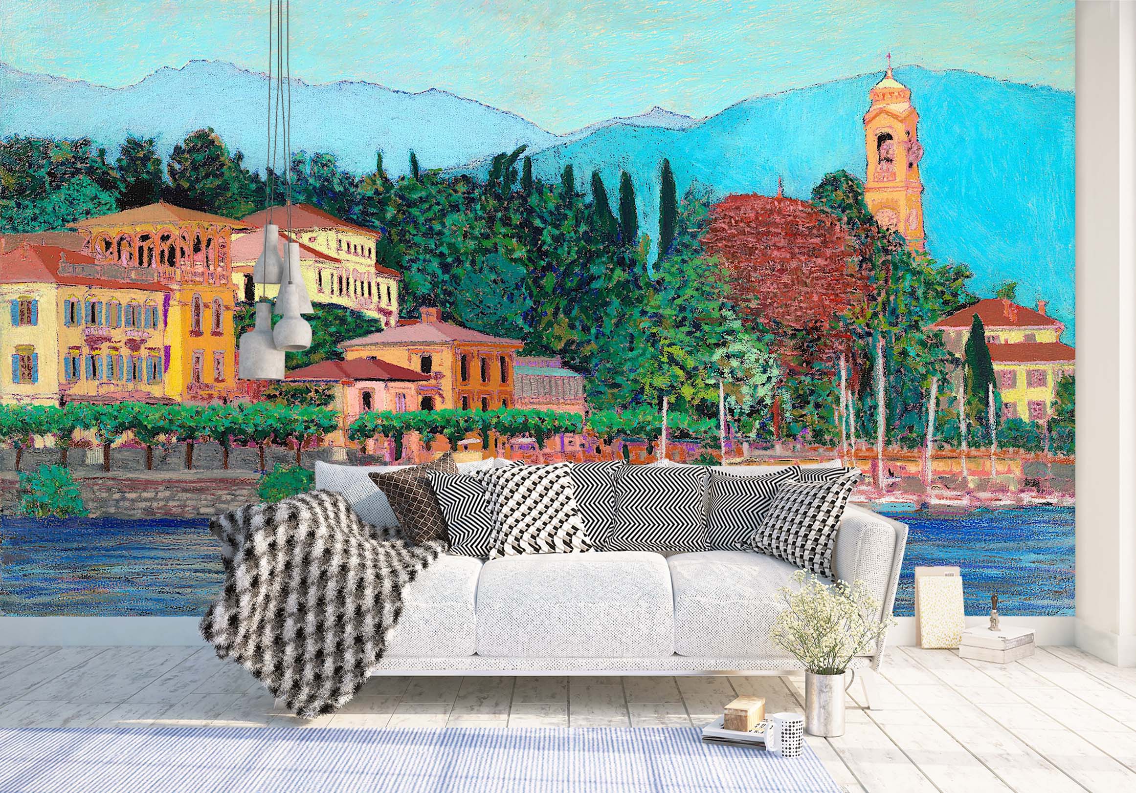 3D Forest Villa 248 Allan P. Friedlander Wall Mural Wall Murals