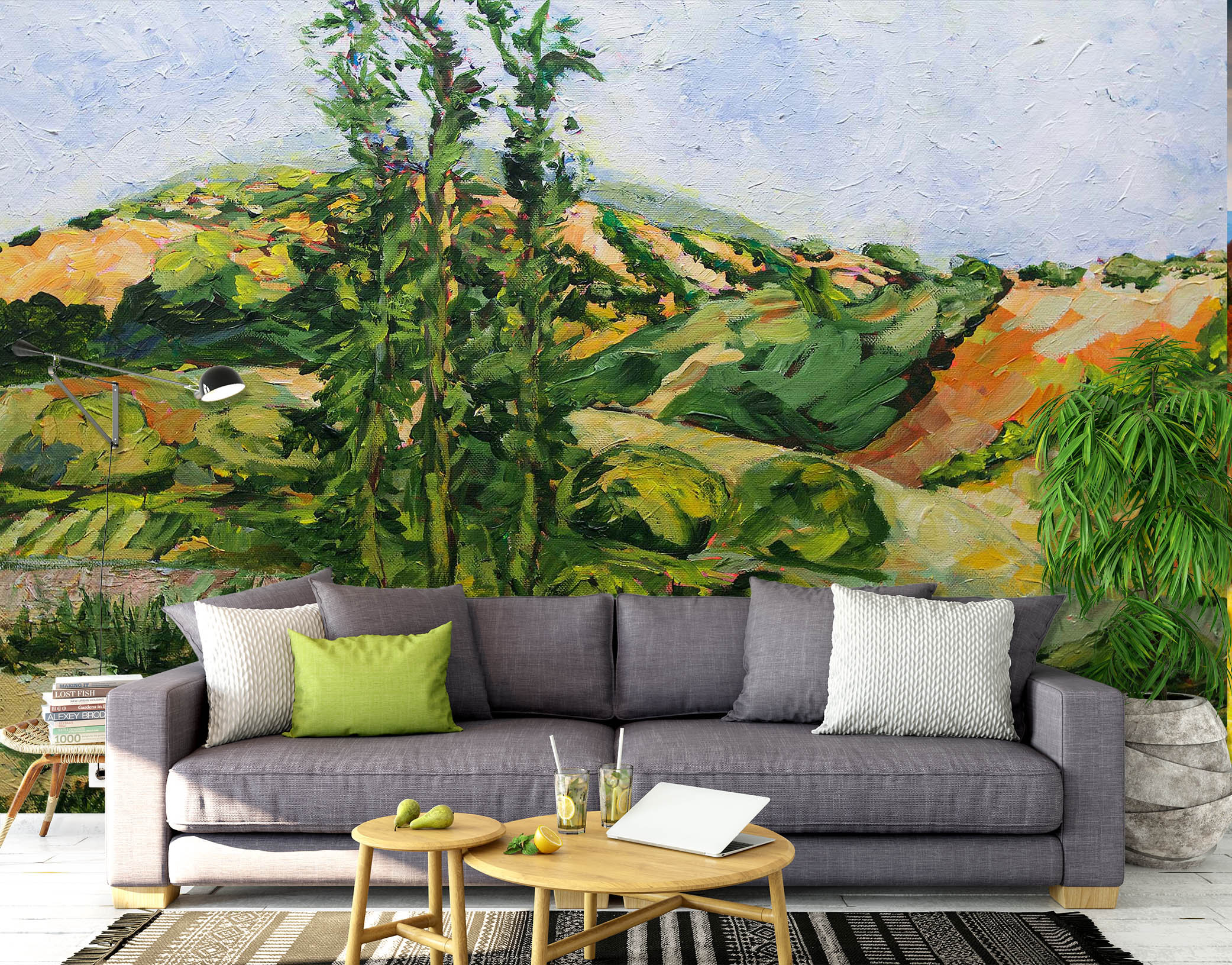 3D Wildflower Aroma 236 Allan P. Friedlander Wall Mural Wall Murals