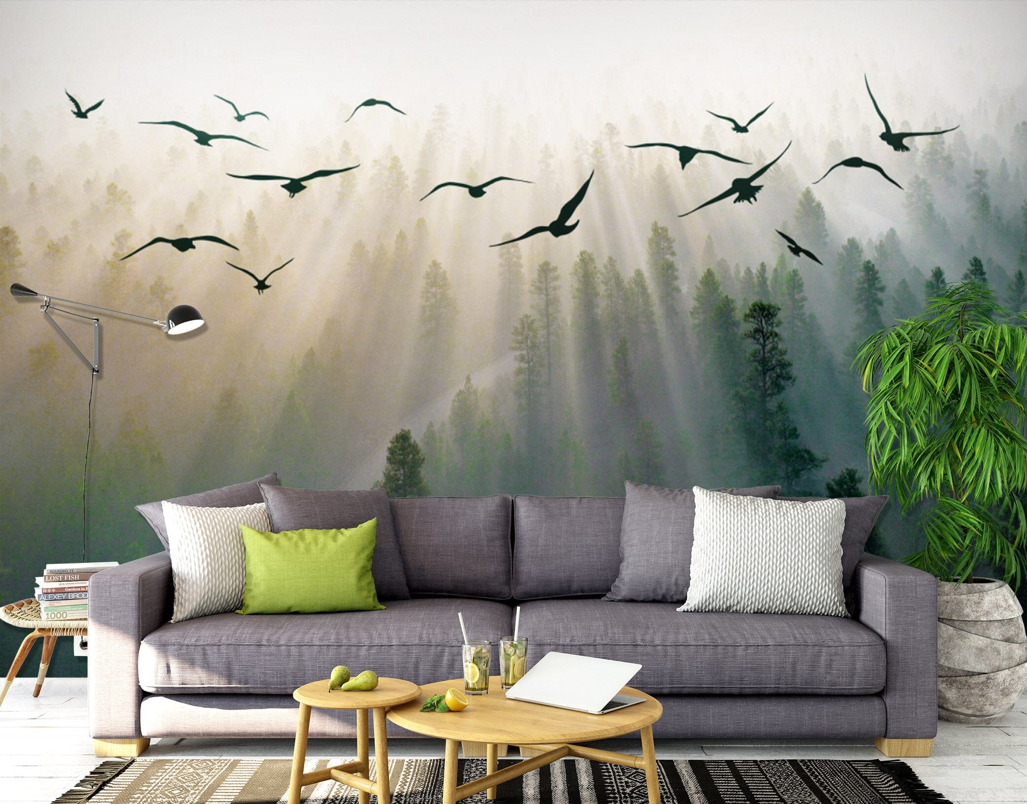 3D Forest Bird 1435 Wall Murals Wallpaper AJ Wallpaper 2 