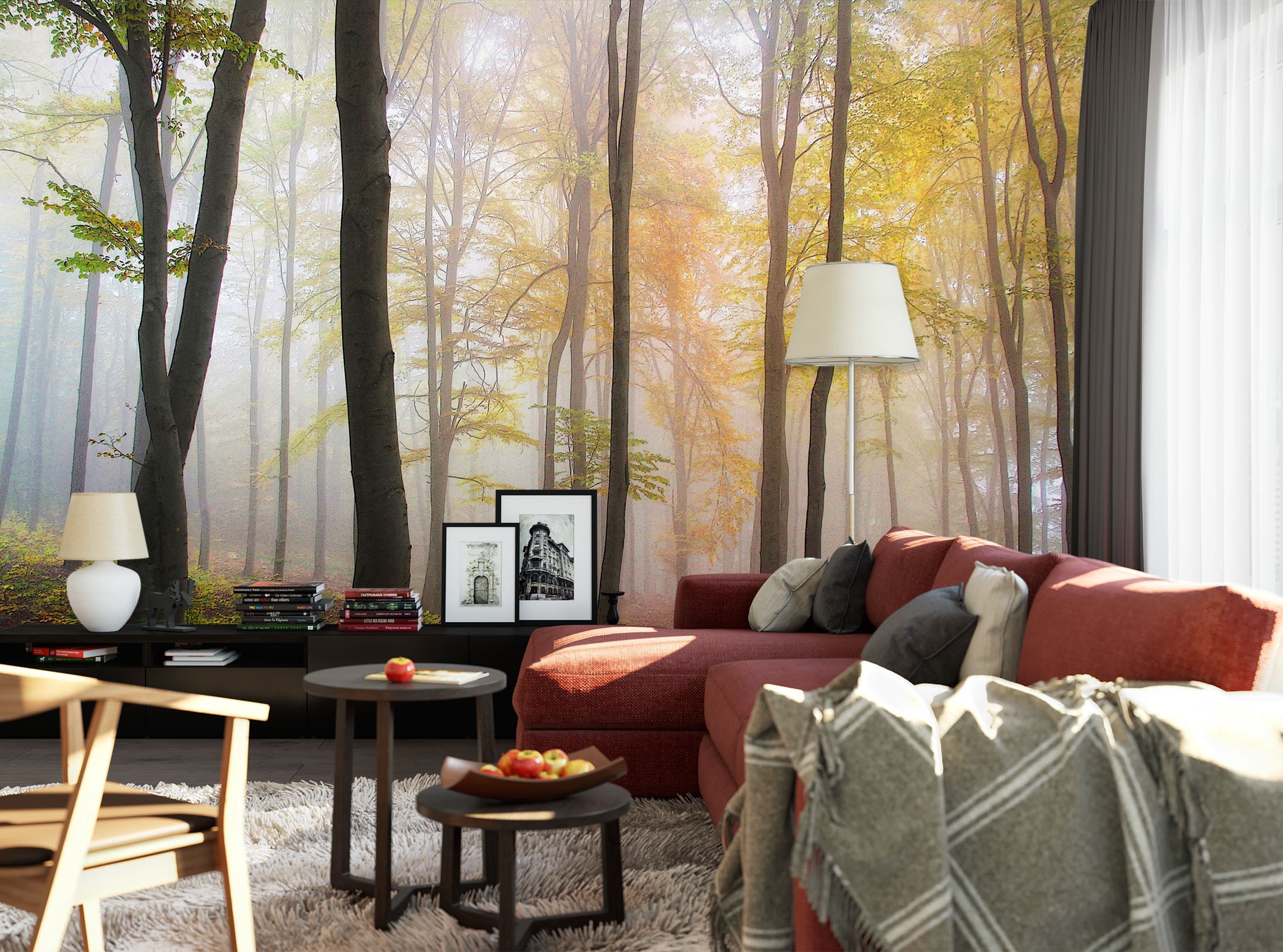 3D Forest 58167 Wall Murals