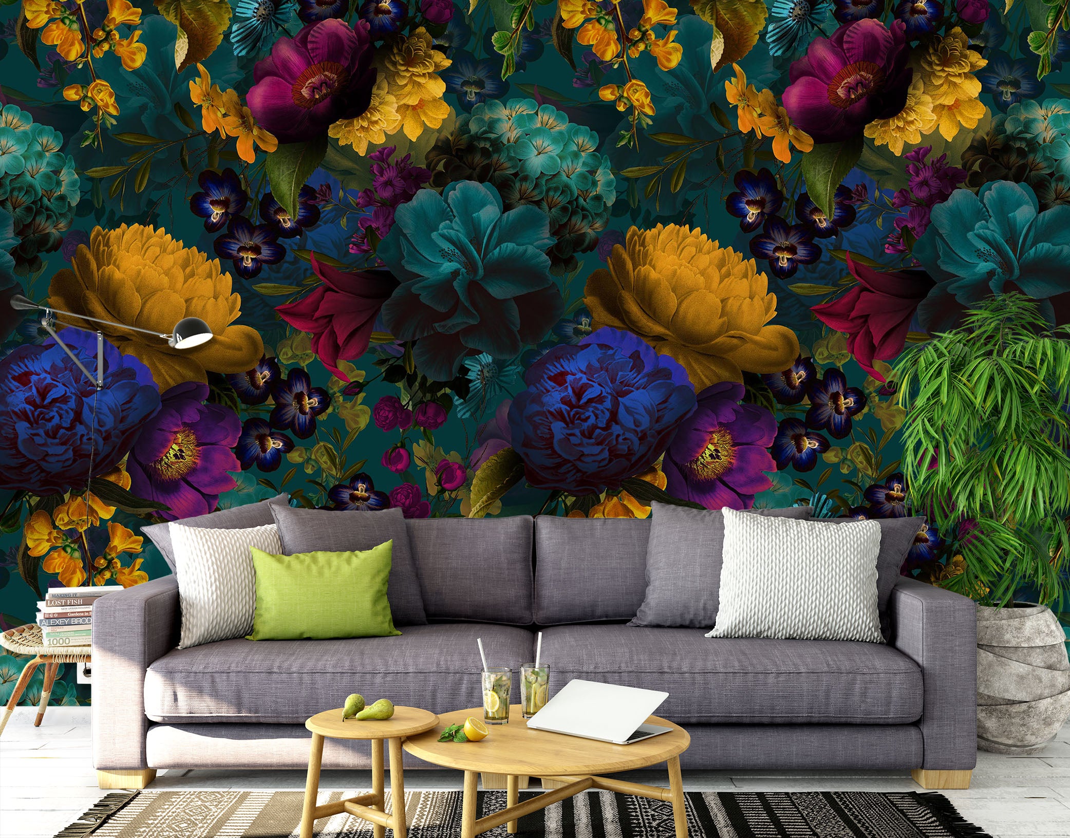 3D Night Garden 136 Uta Naumann Wall Mural Wall Murals