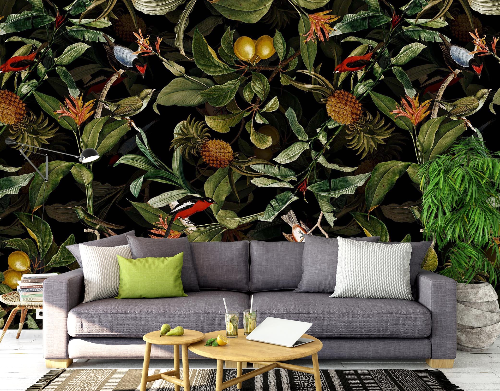 3D Lush Foliage 119 Uta Naumann Wall Mural Wall Murals