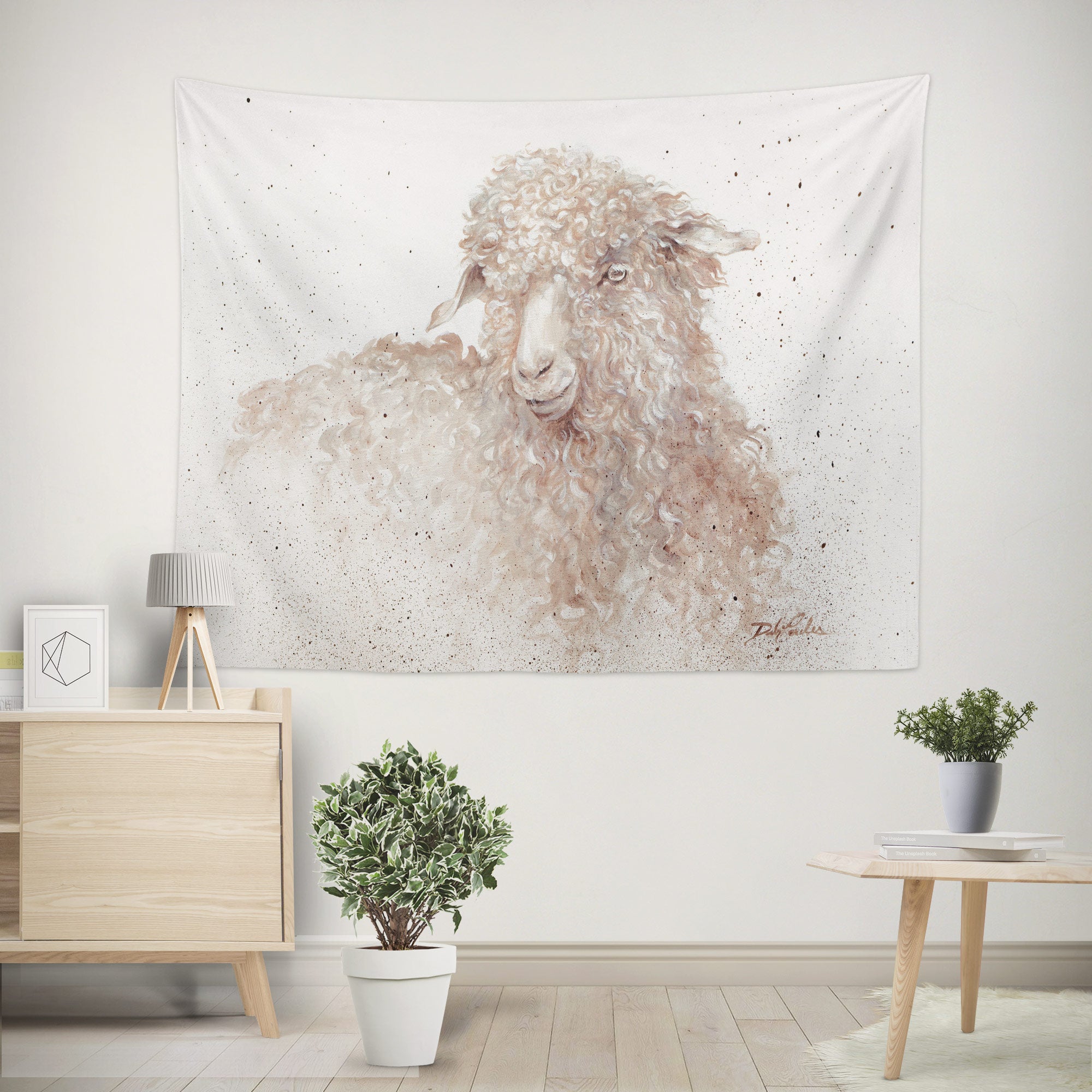 3D Sheep 111193 Debi Coules Tapestry Hanging Cloth Hang