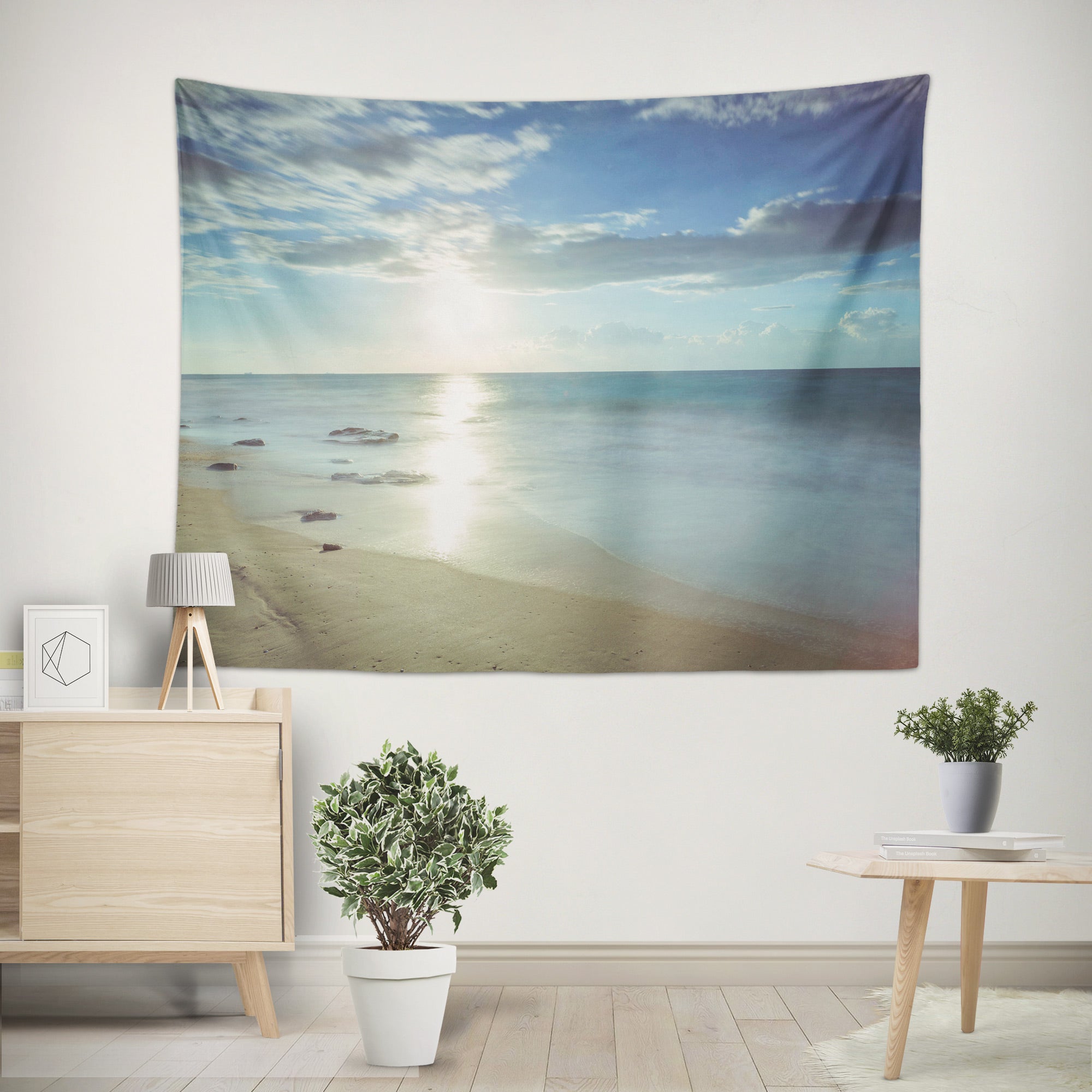 3D Seaside Sunshine 11671 Assaf Frank Tapestry Hanging Cloth Hang