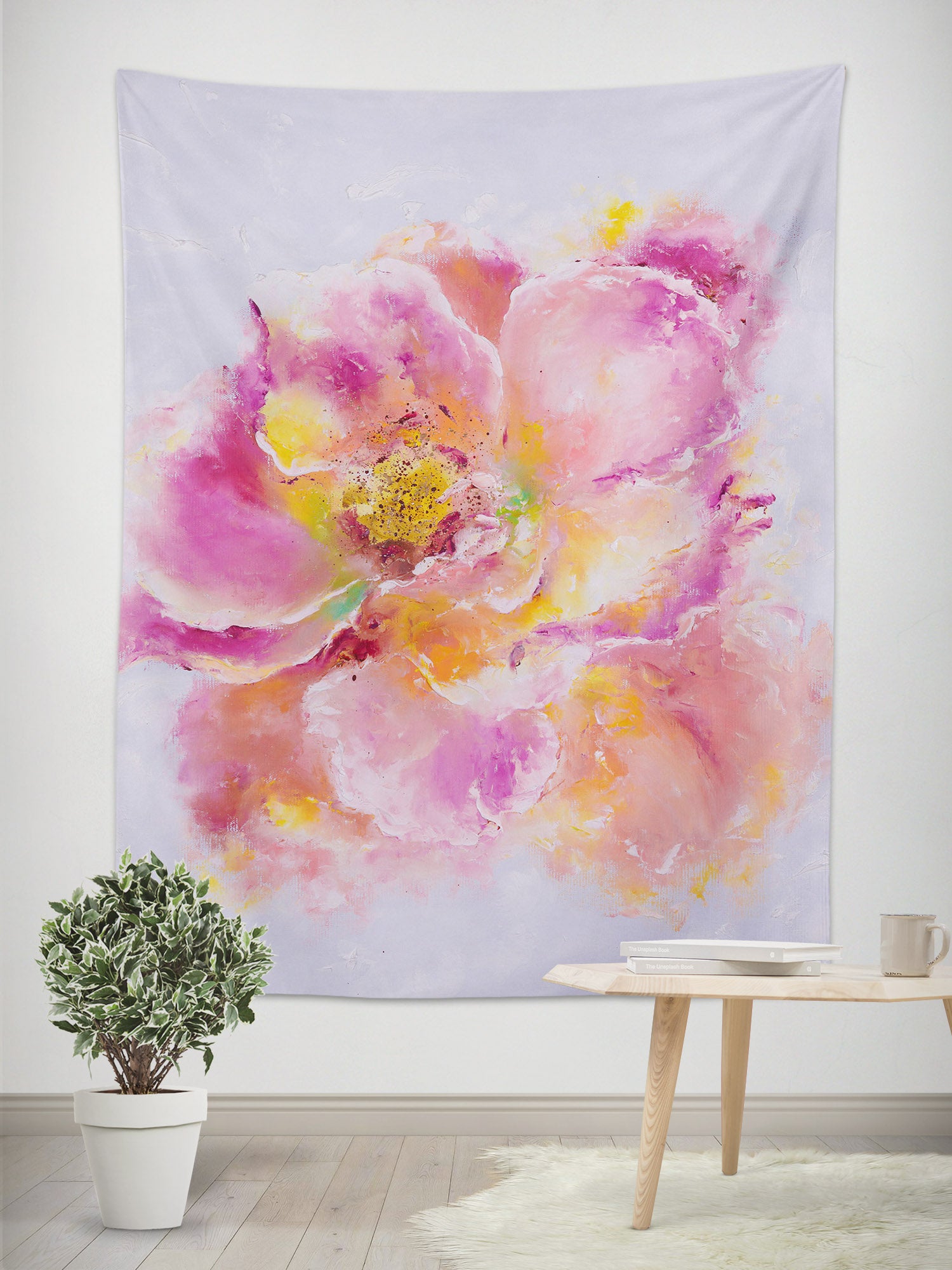 3D Pink Flower 3660 Skromova Marina Tapestry Hanging Cloth Hang