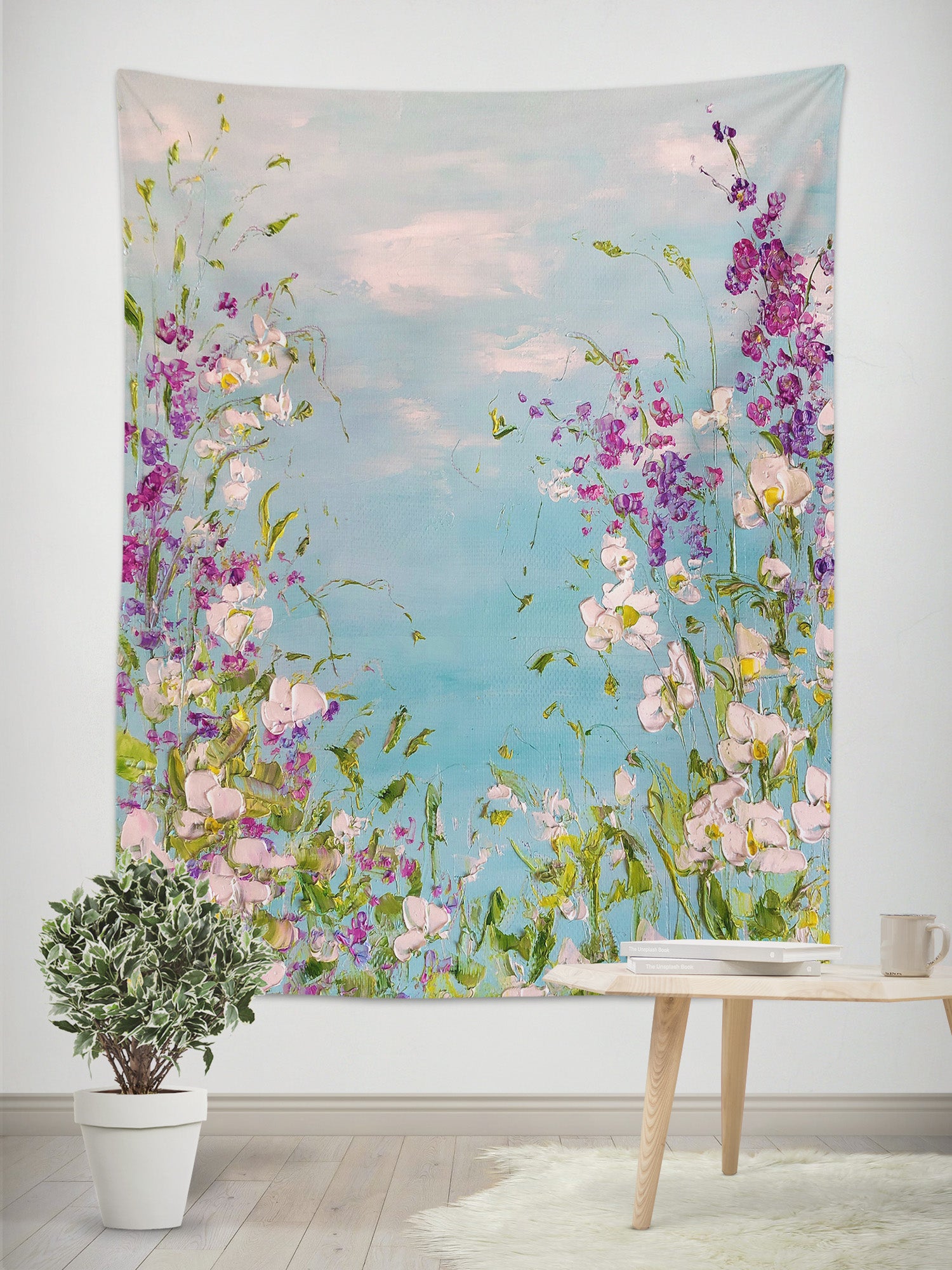 3D Paint Flower Sky 3559 Skromova Marina Tapestry Hanging Cloth Hang