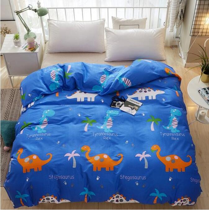 3D Dark Blue Dinosaur 3156 Bed Pillowcases Quilt