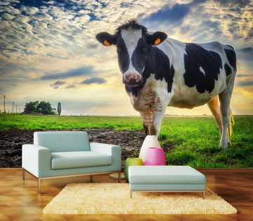 3D Meadow Cow 054 Wall Murals Wallpaper AJ Wallpaper 2 