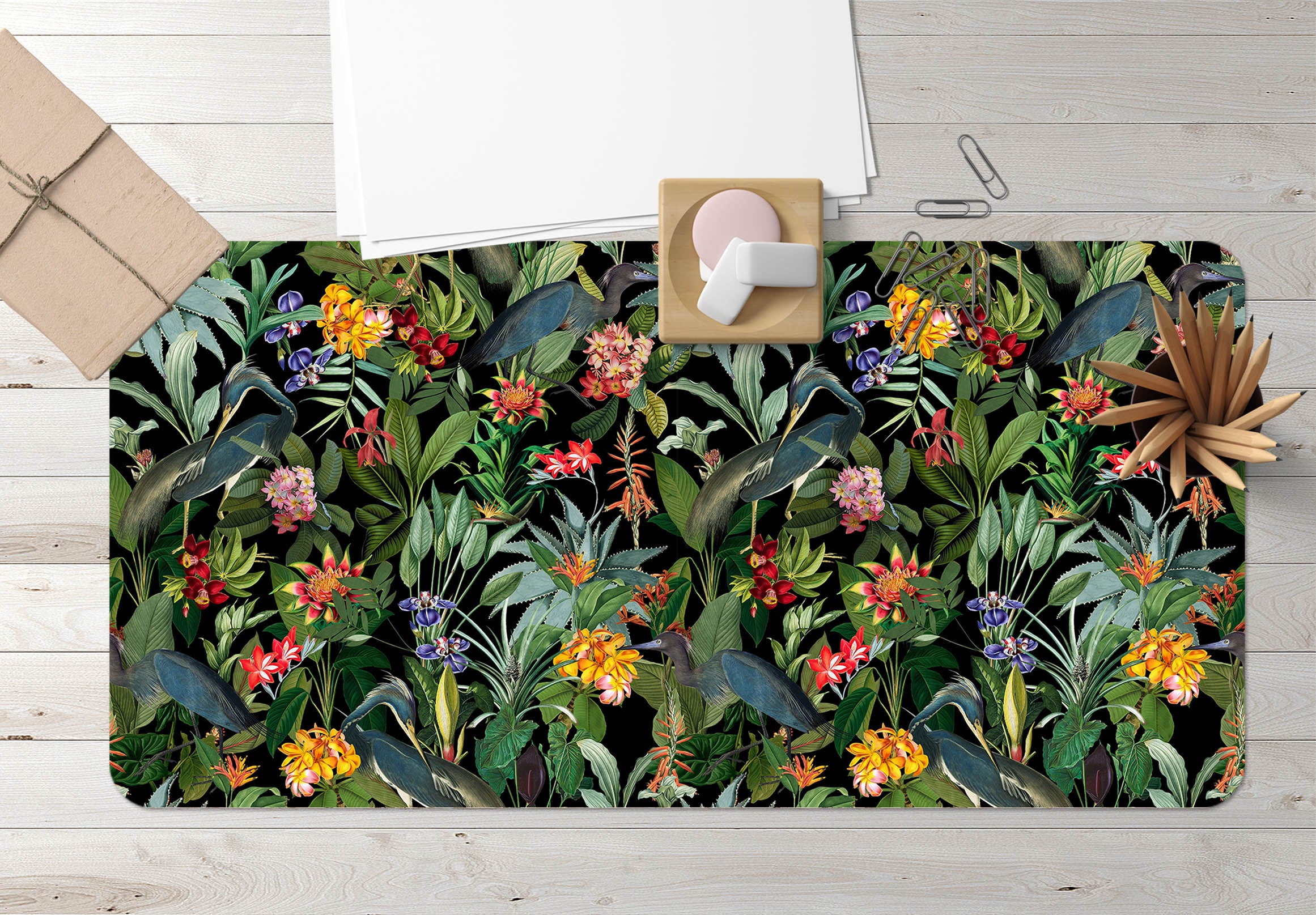 3D Flowers Jungle 120138 Uta Naumann Desk Mat