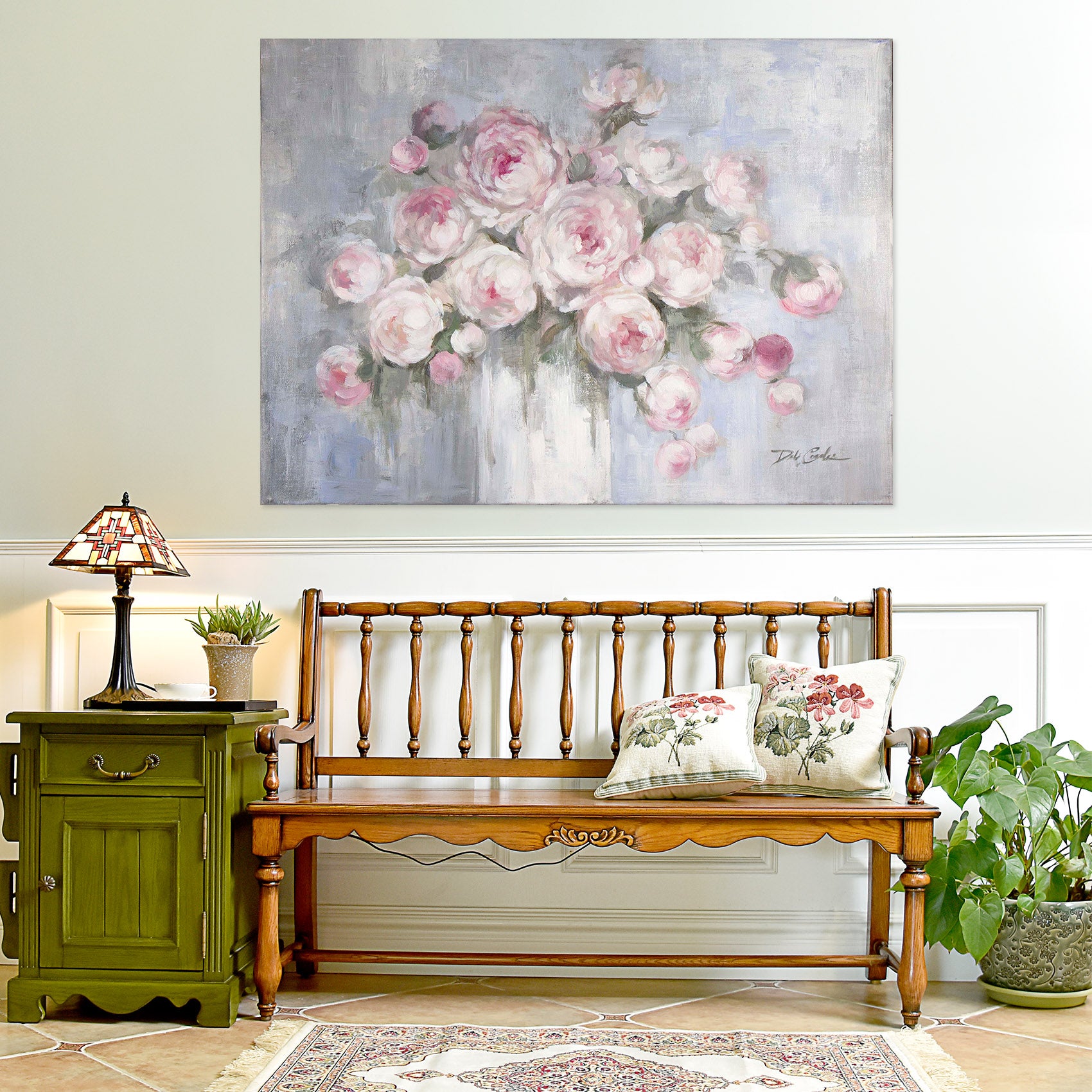 3D Bouquet Of Roses 031 Debi Coules Wall Sticker