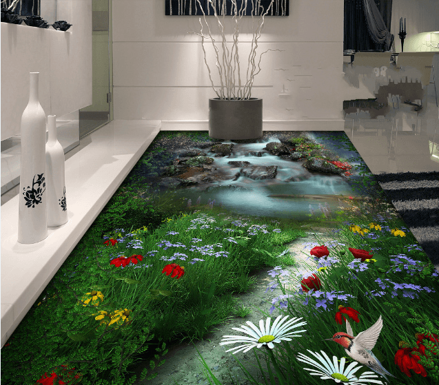 3D Nature 140 Floor Mural Wallpaper AJ Wallpaper 2 