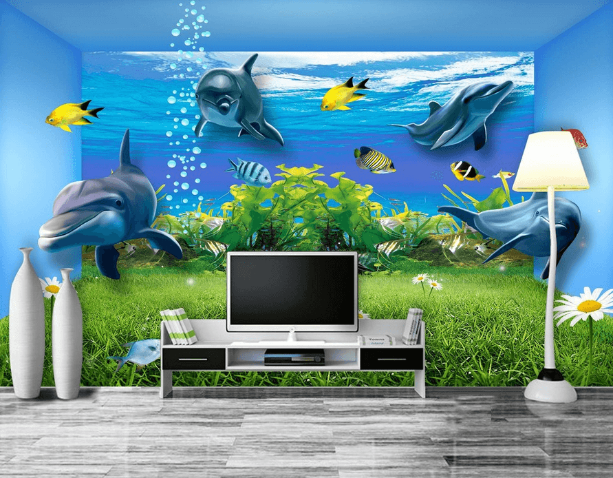 Modern Ocean World Wallpaper AJ Wallpaper 