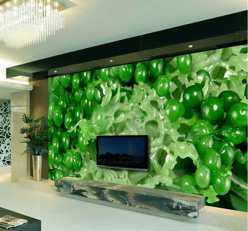 Green Jade Carving Wallpaper AJ Wallpaper 