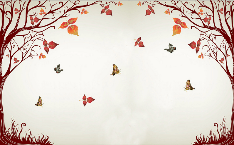 Flying Butterflies Wallpaper AJ Wallpaper 