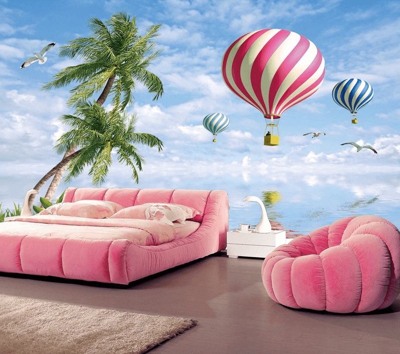 Sea Hot Air Balloons Wallpaper AJ Wallpaper 