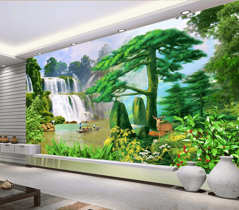 Grand Waterfall Wallpaper AJ Wallpaper 