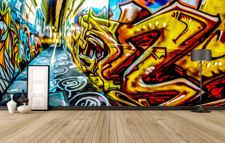 Graffiti Alley Wallpaper AJ Wallpaper 