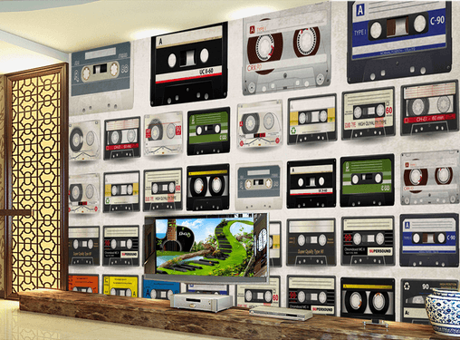 3D Magnetic Tape 436 Wallpaper AJ Wallpaper 