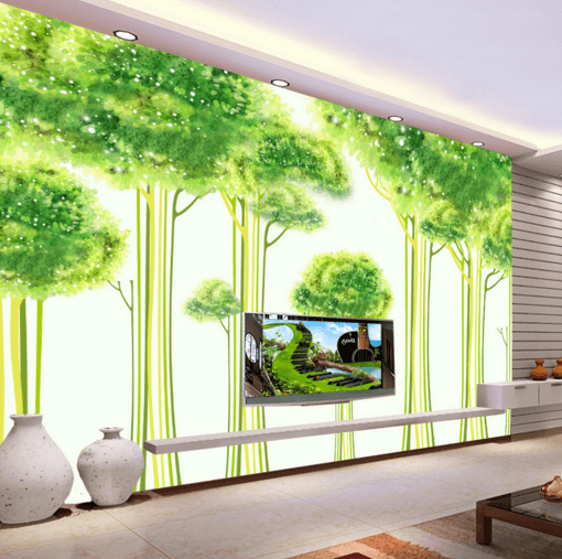 3D Lush Woods 160 Wallpaper AJ Wallpaper 