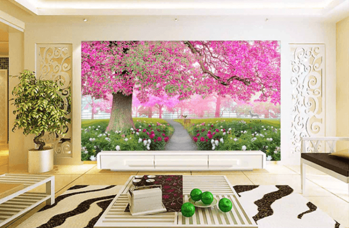 3D Cherry Blossoms 214 Wallpaper AJ Wallpaper 