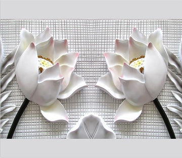 Carved white lotus 22 Wallpaper AJ Wallpaper 1 