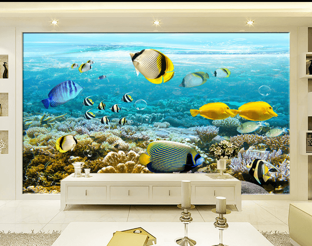 3D Small Fish 414 Wallpaper AJ Wallpaper 