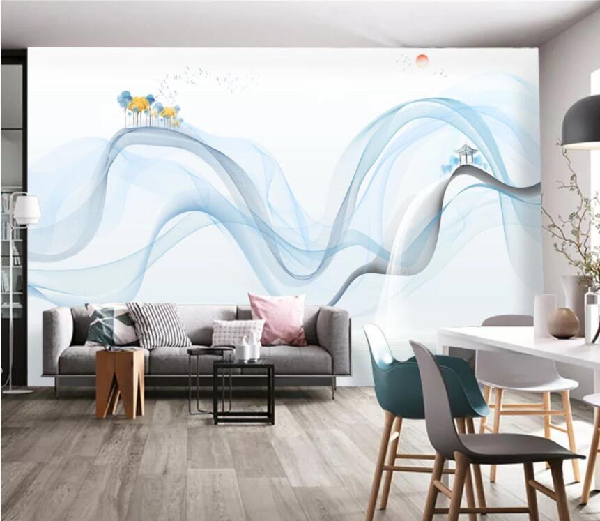 3D Tree Pavilion WC2178 Wall Murals