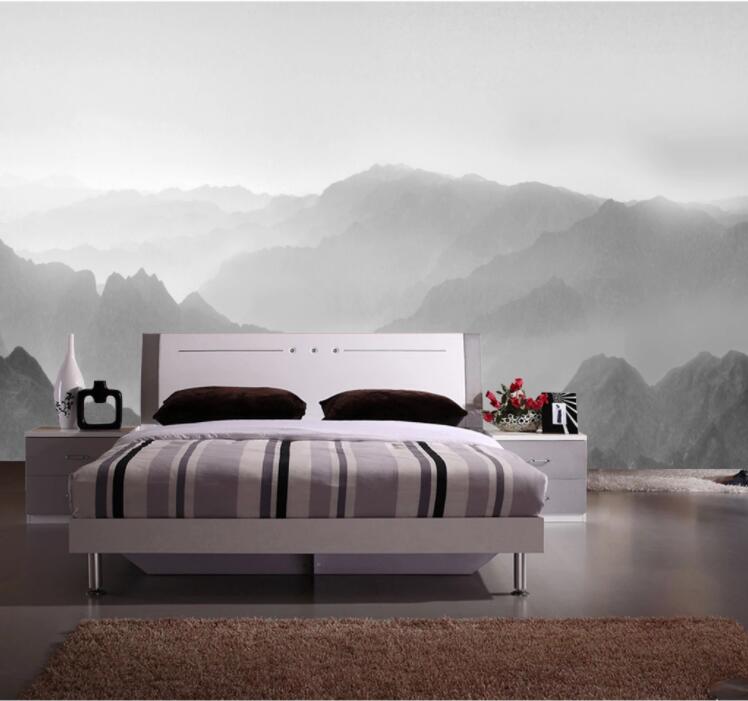 3D Misty Mountain WC884 Wall Murals