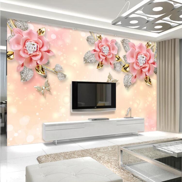 3D Flower Ornament WC880 Wall Murals