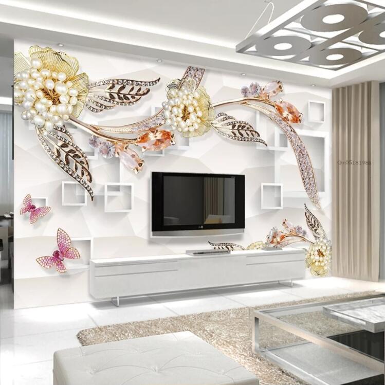 3D Flower Brooch WC595 Wall Murals