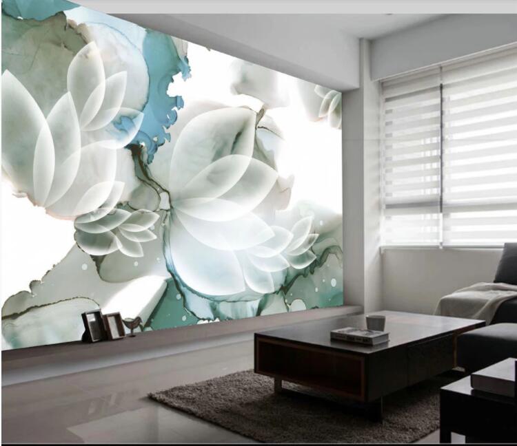 3D Transparent Flower WC2625 Wall Murals