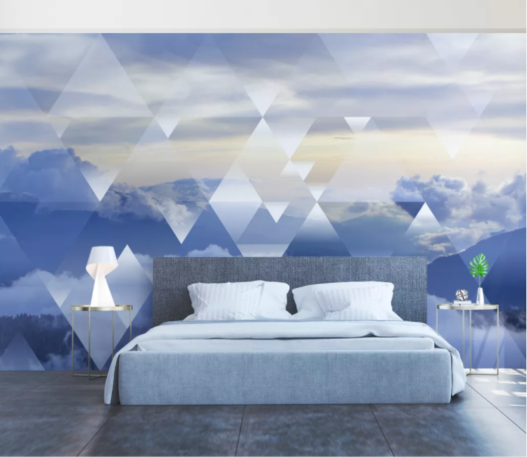 3D White Cloud WC989 Wall Murals