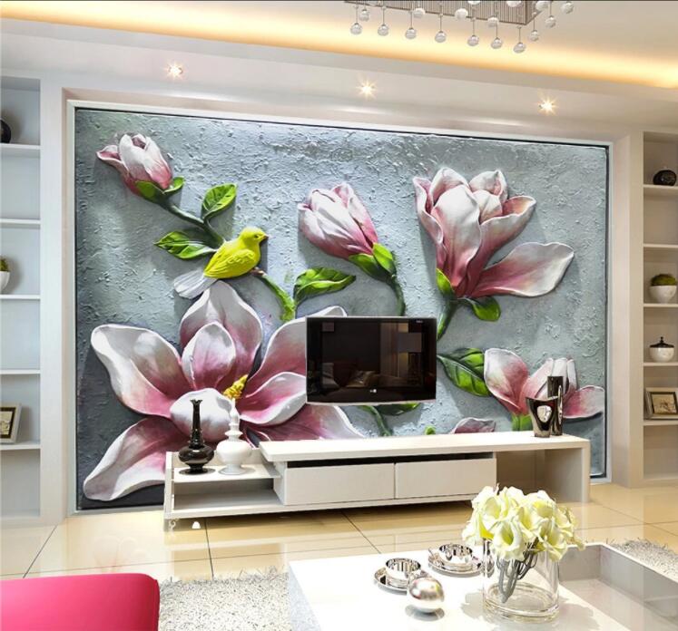 3D Wall Flower WC874 Wall Murals