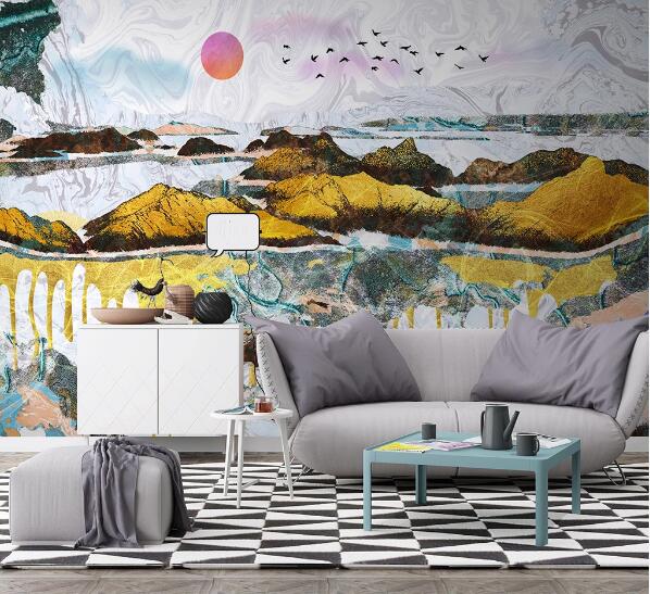 3D Sun Valley WC1682 Wall Murals