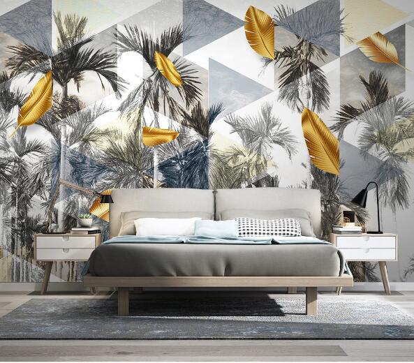 3D Forest Feather WC1678 Wall Murals