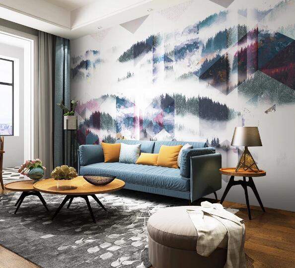 3D Forest Cloud WC1670 Wall Murals