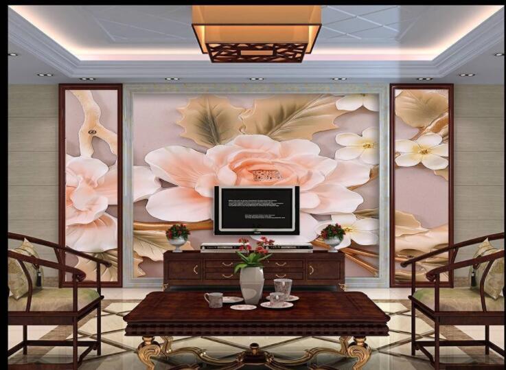 3D Fragrant Flower WC866 Wall Murals