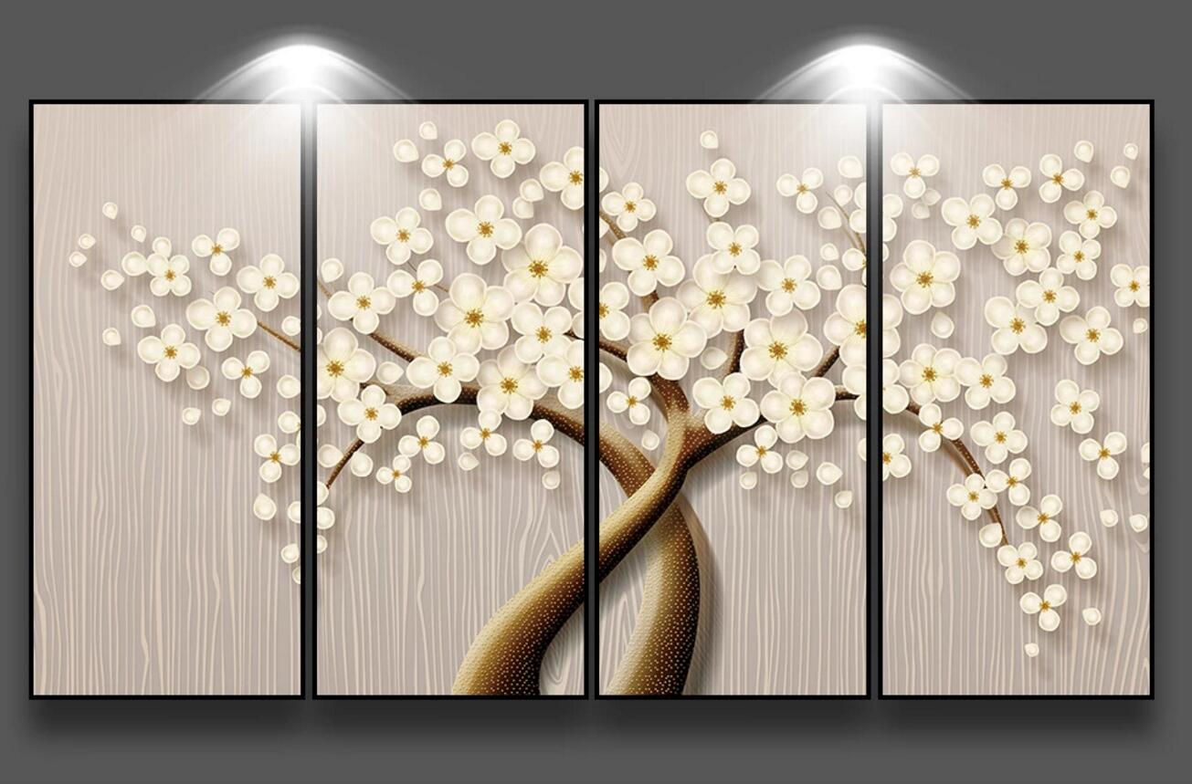 3D Plum Blossom WC451 Wall Murals