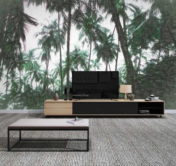 3D Tall Forest WC1417 Wall Murals