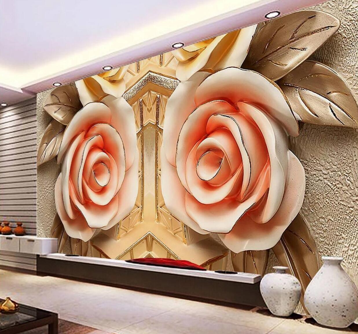 3D Beautiful Rose WC846 Wall Murals