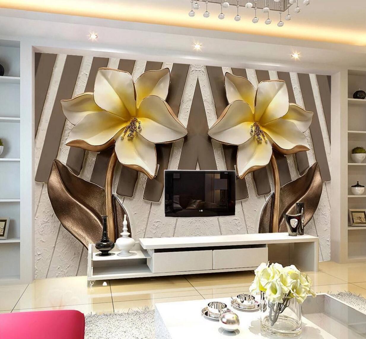 3D Decorative Flower WC844 Wall Murals