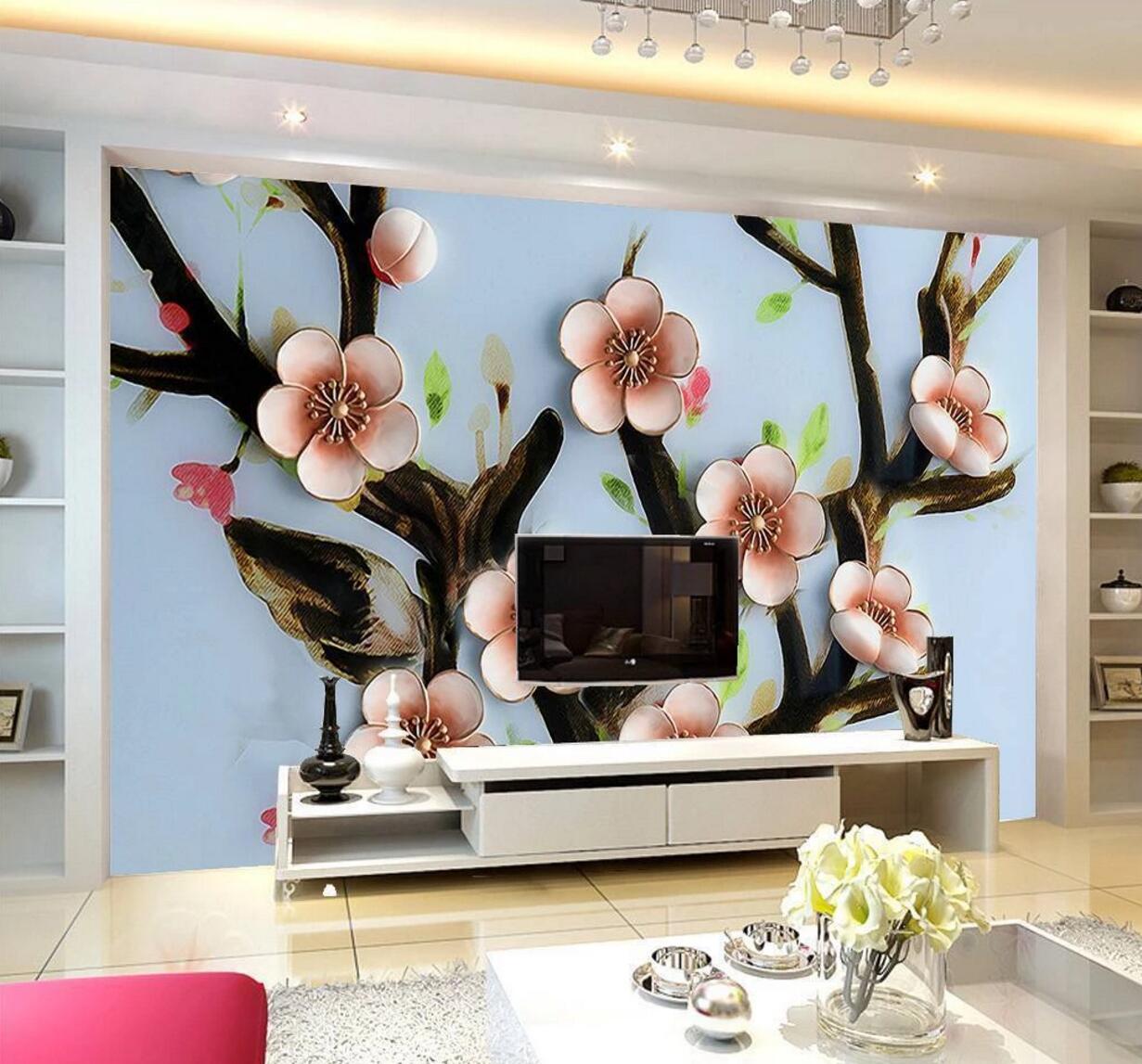 3D Small Flower WC841 Wall Murals