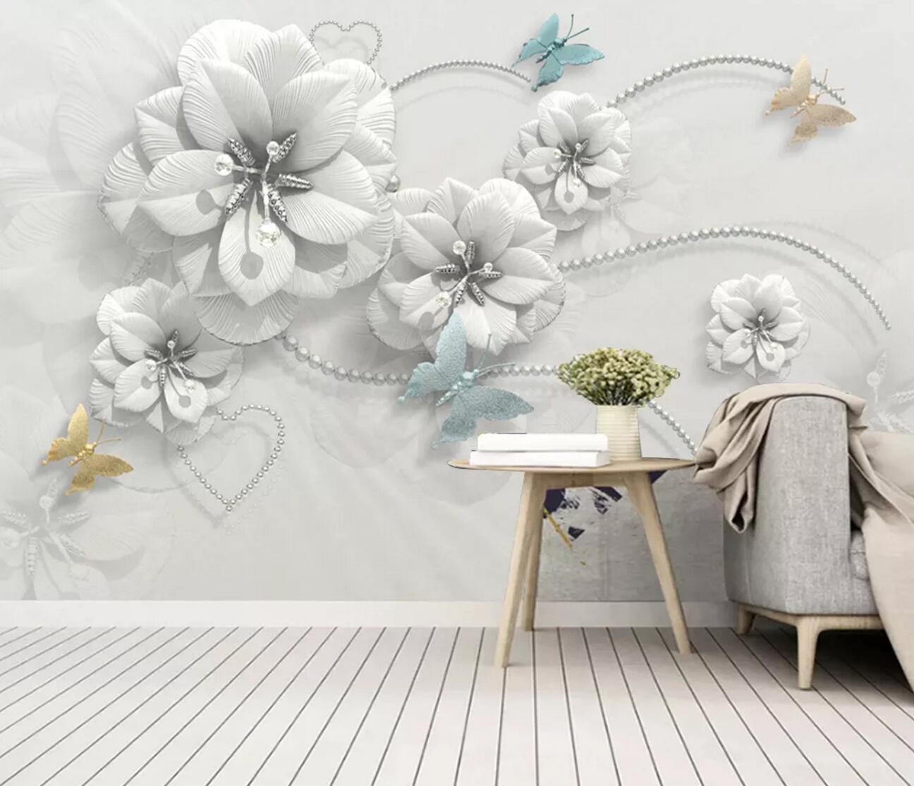 3D Butterfly Fly WC2736 Wall Murals